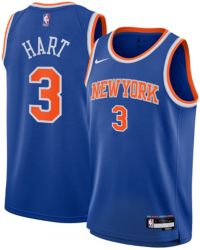 Nike Youth New York Knicks Josh Hart #3 Blue Swingman Icon Jersey