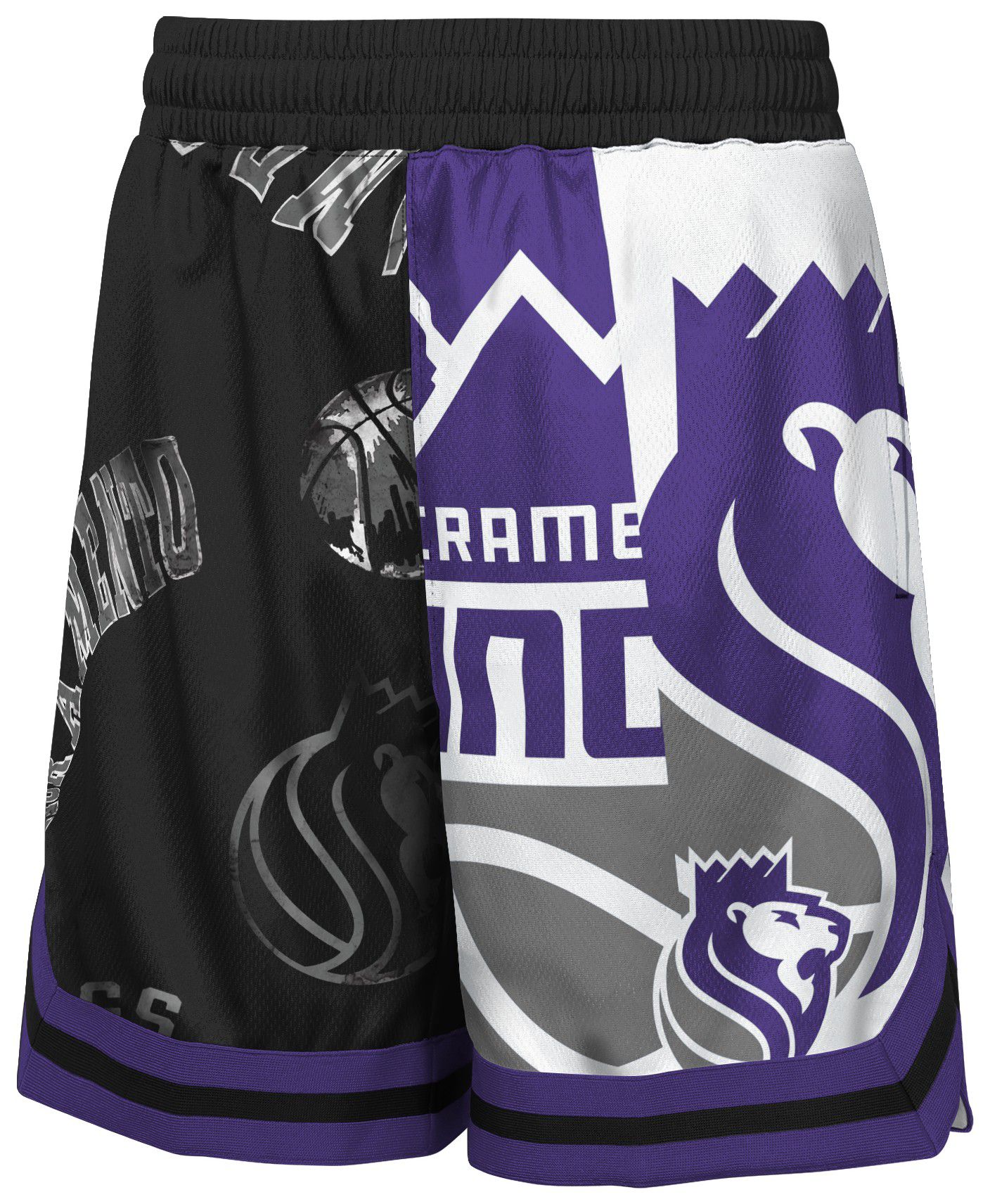 NBA Youth Sacramento Kings Black Baller Shorts product image
