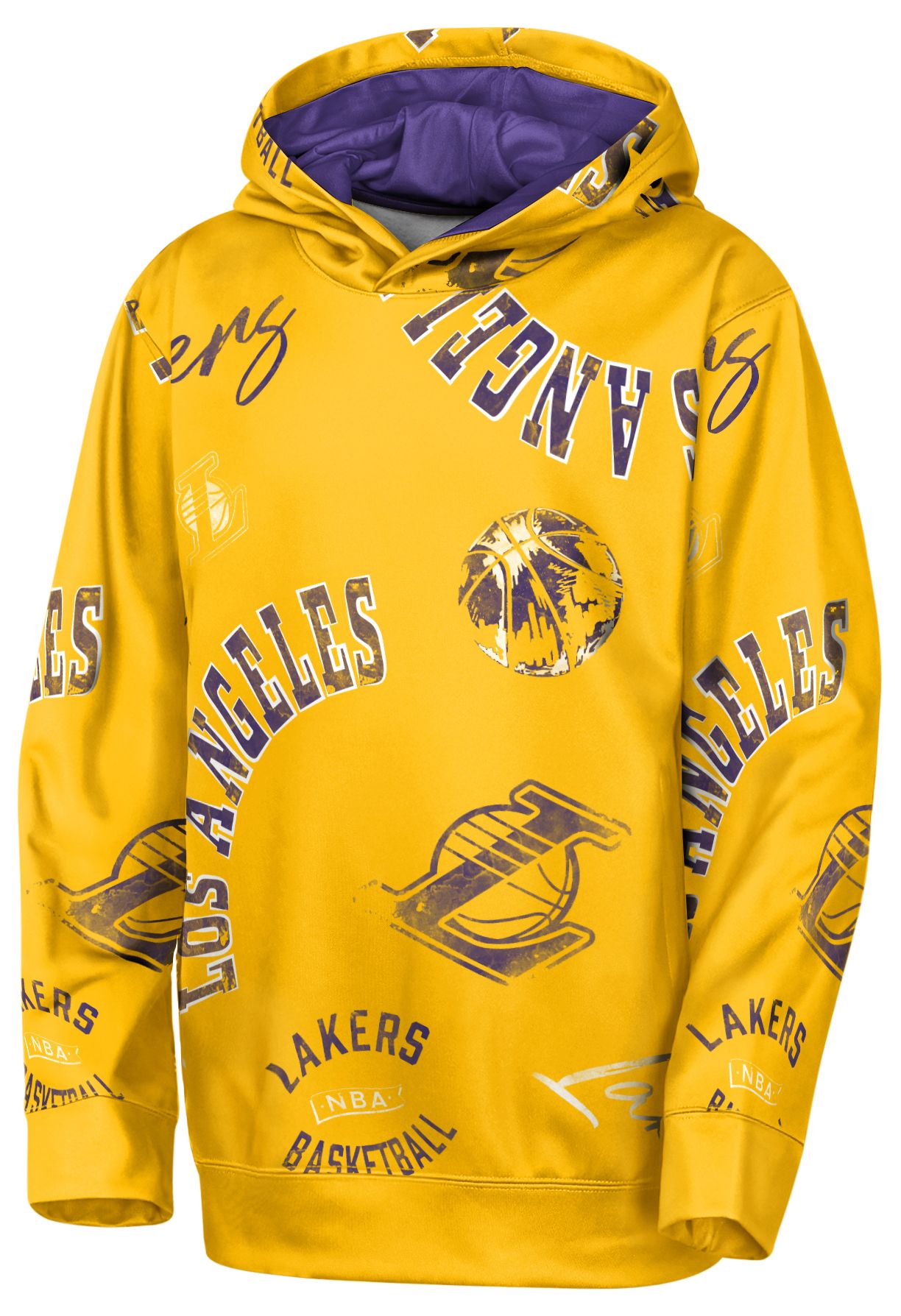 NBA Youth Los Angeles Lakers Yellow Moving Violation Hoodie product image