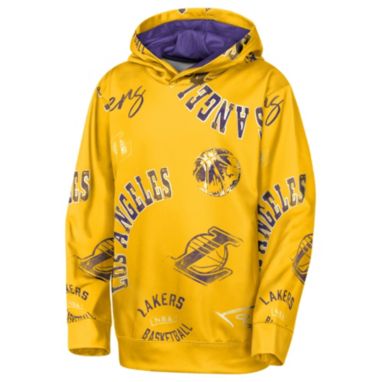 sorry, Outerstuff Youth Los Angeles Lakers Yellow Moving Violation Pullover Hoodie is currently out of stock
