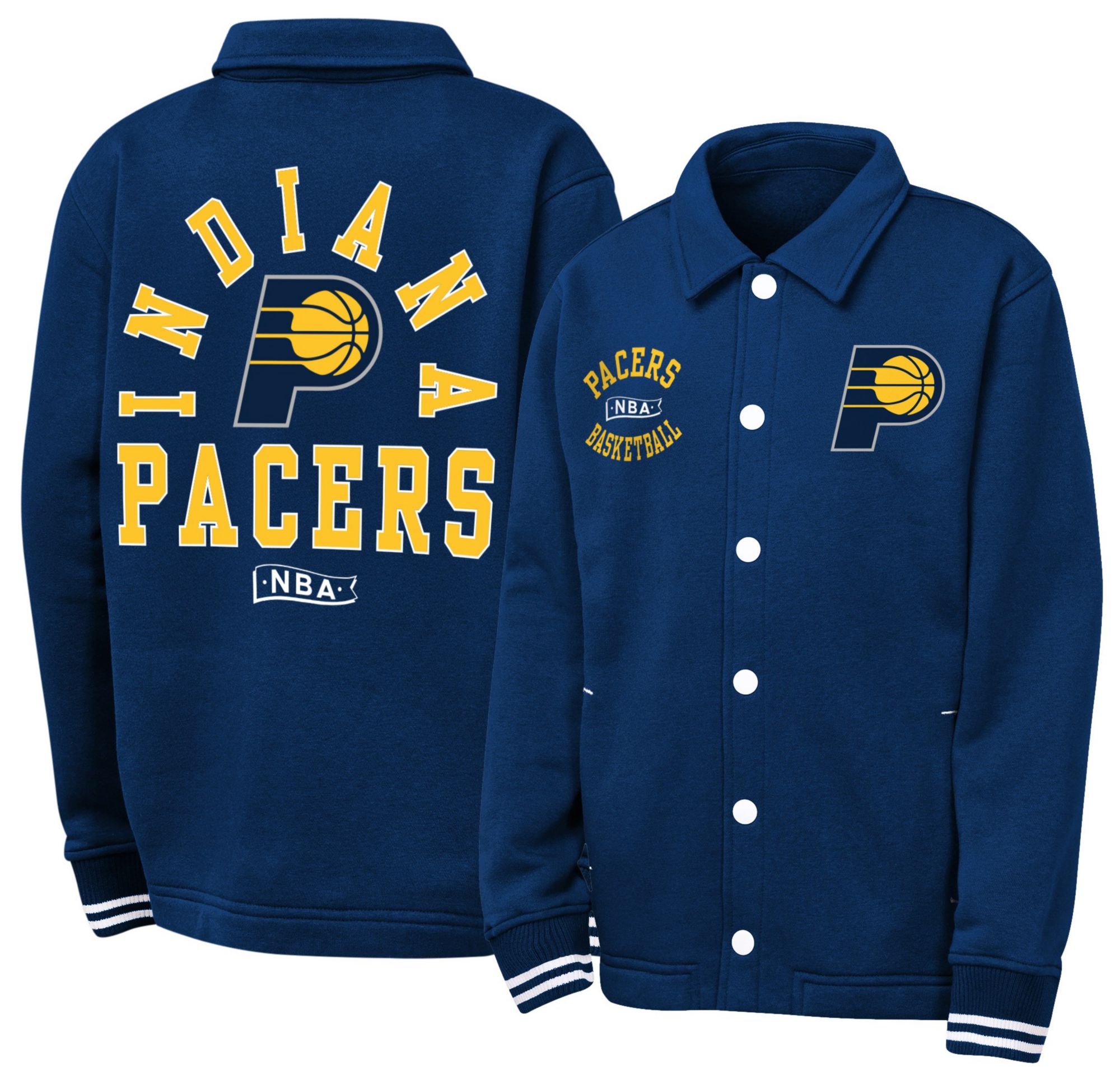 NBA Youth Indiana Pacers Navy Coach Jacket product image