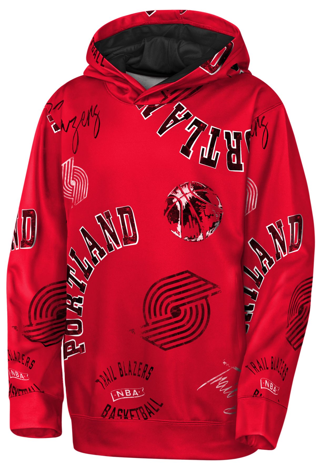 NBA Youth Portland Trail Blazers Red Moving Violation Hoodie product image