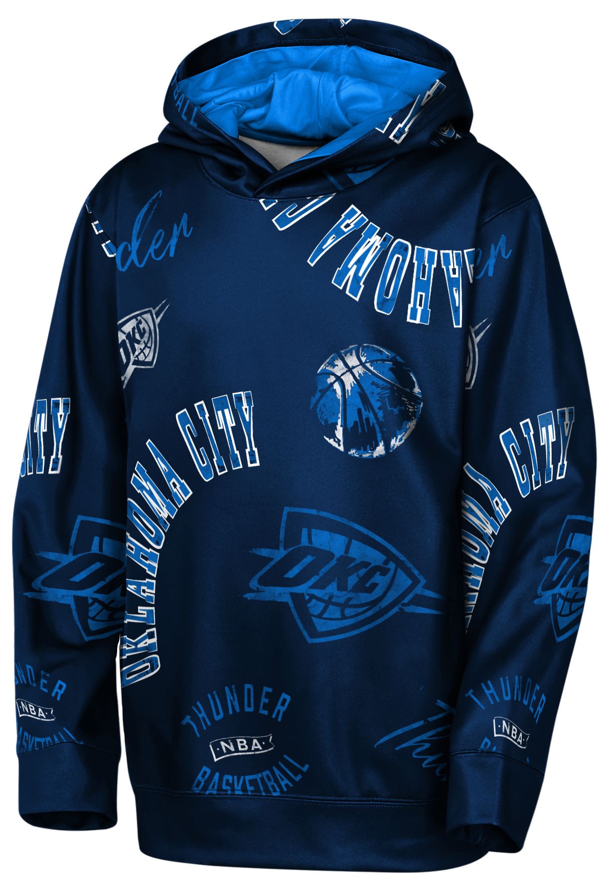 NBA Youth Oklahoma City Thunder Navy Moving Violation Hoodie product image