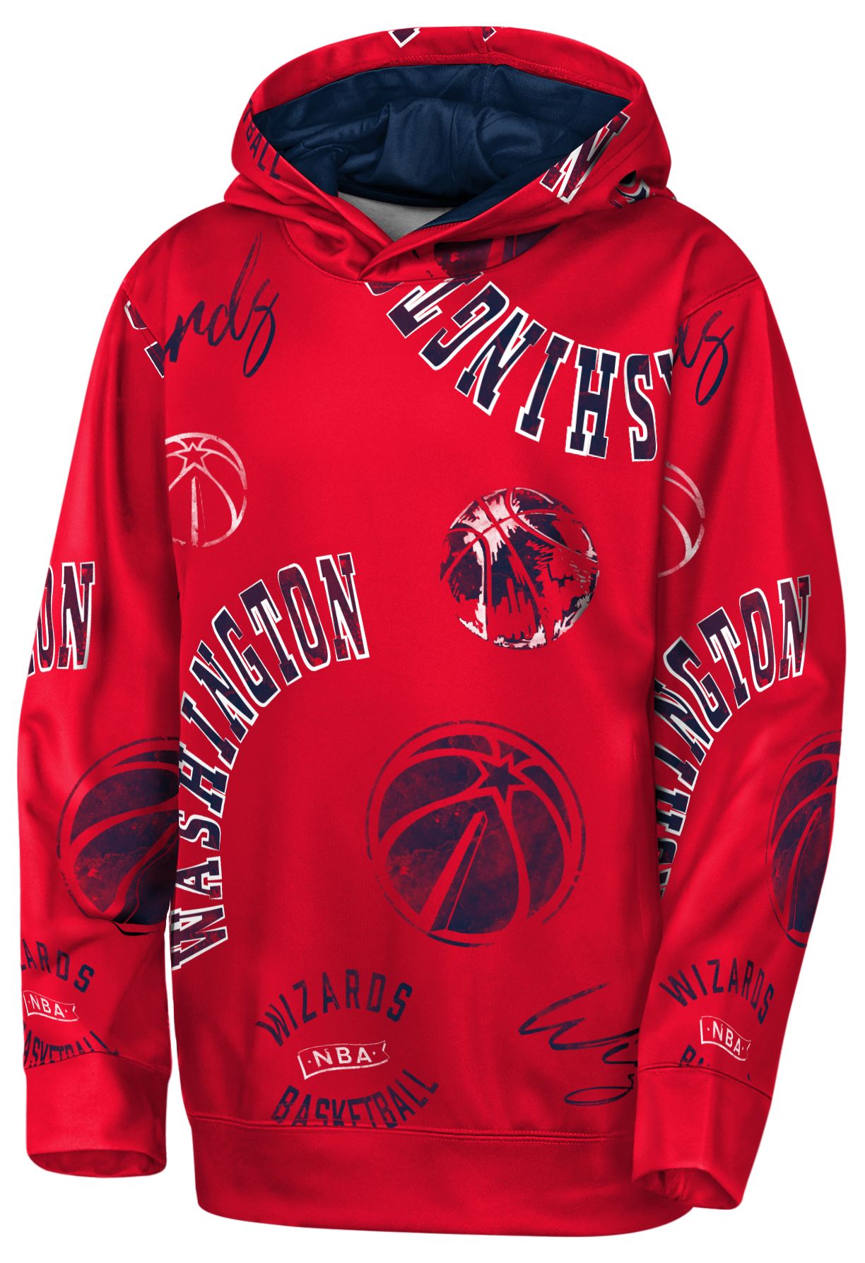 NBA Youth Washington Wizards Red Moving Violation Hoodie product image