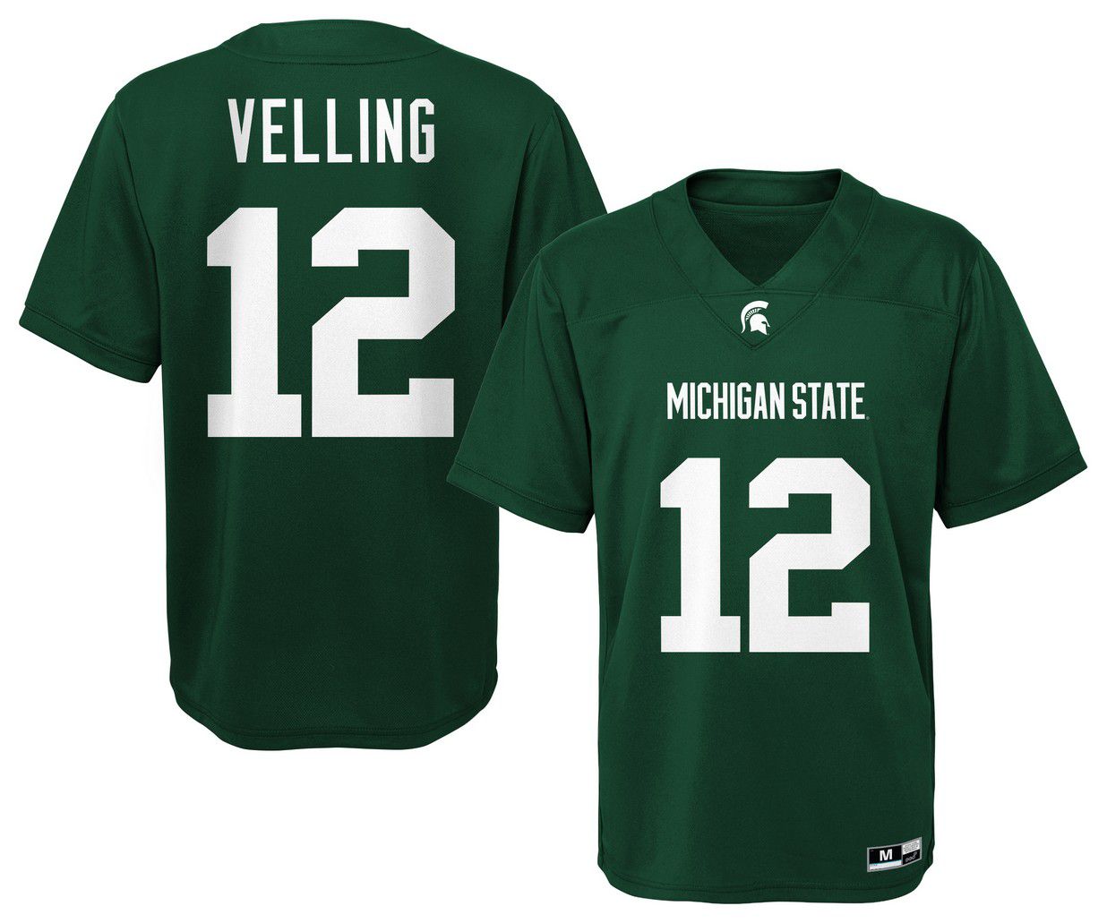 NCAA Youth Michigan State Spartans Jack Velling #12 Fir Jersey product image