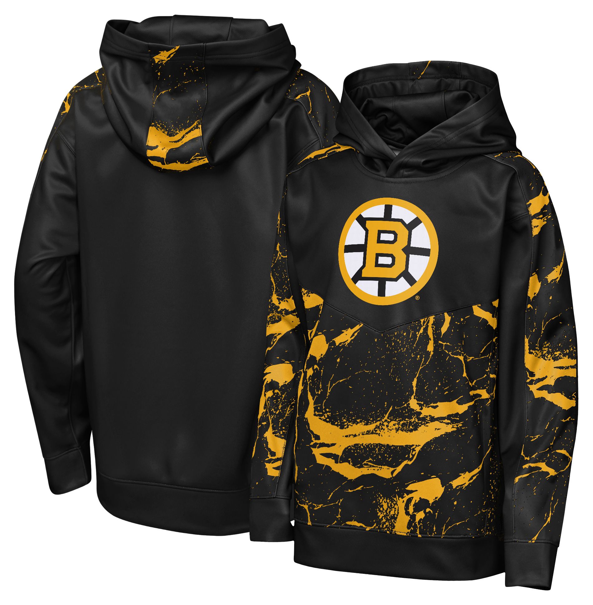 Outerstuff Youth Boston Bruins Black Power Play Pullover Hoodie product image