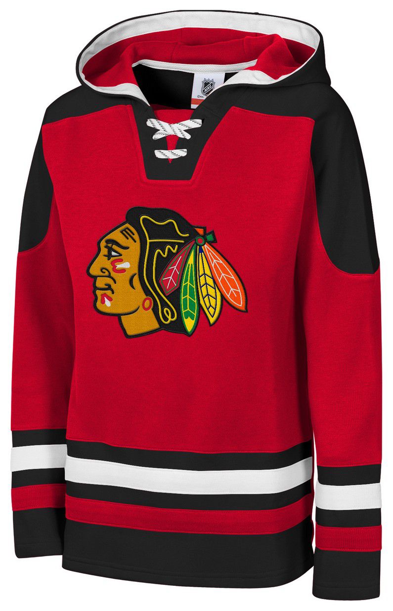 NHL Youth Chicago Blackhawks Red Must-Have Ageless Home Pullover Hoodie product image