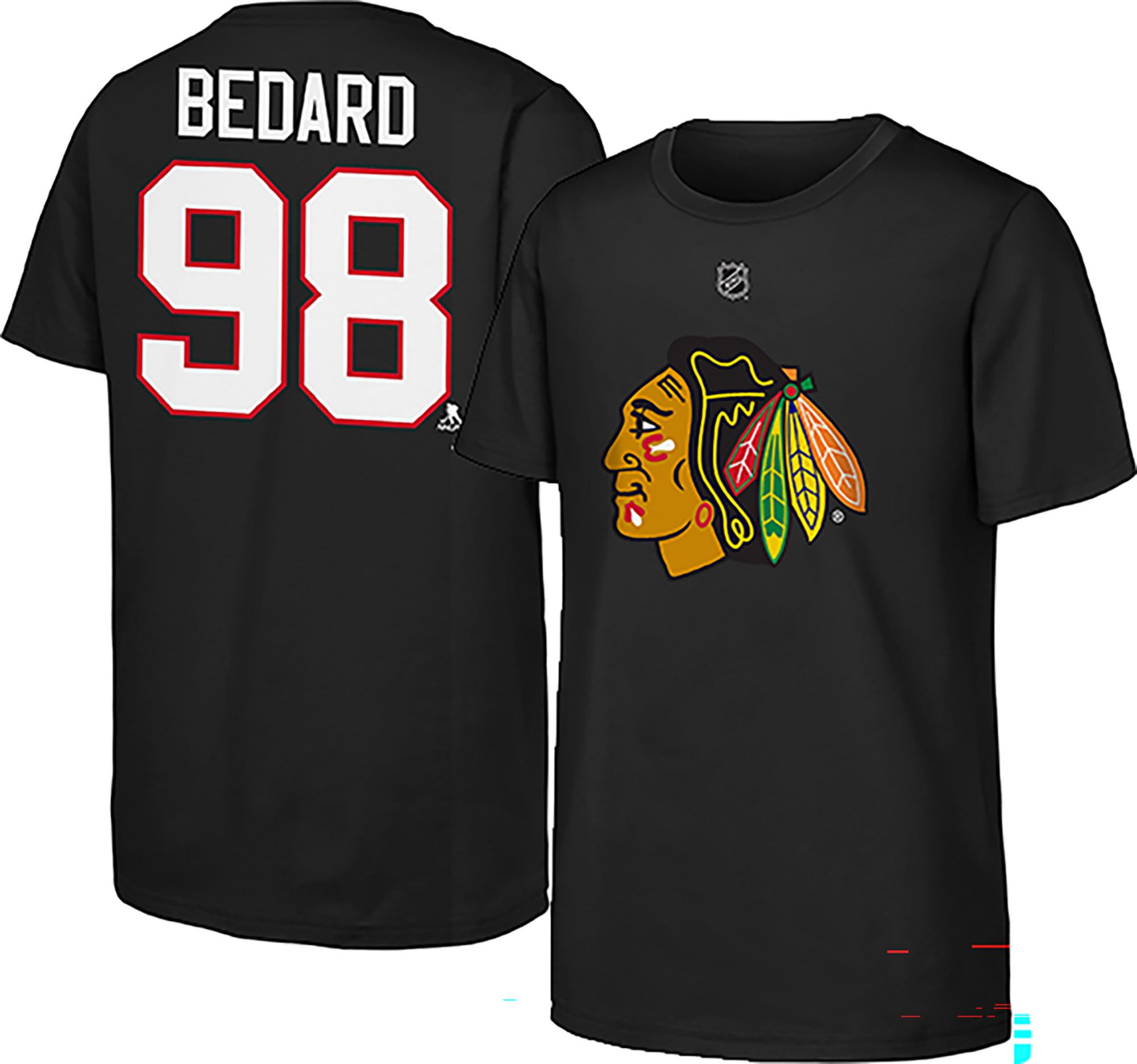 NHL Youth Chicago Blackhawks Conor Bedard #98 T-Shirt product image