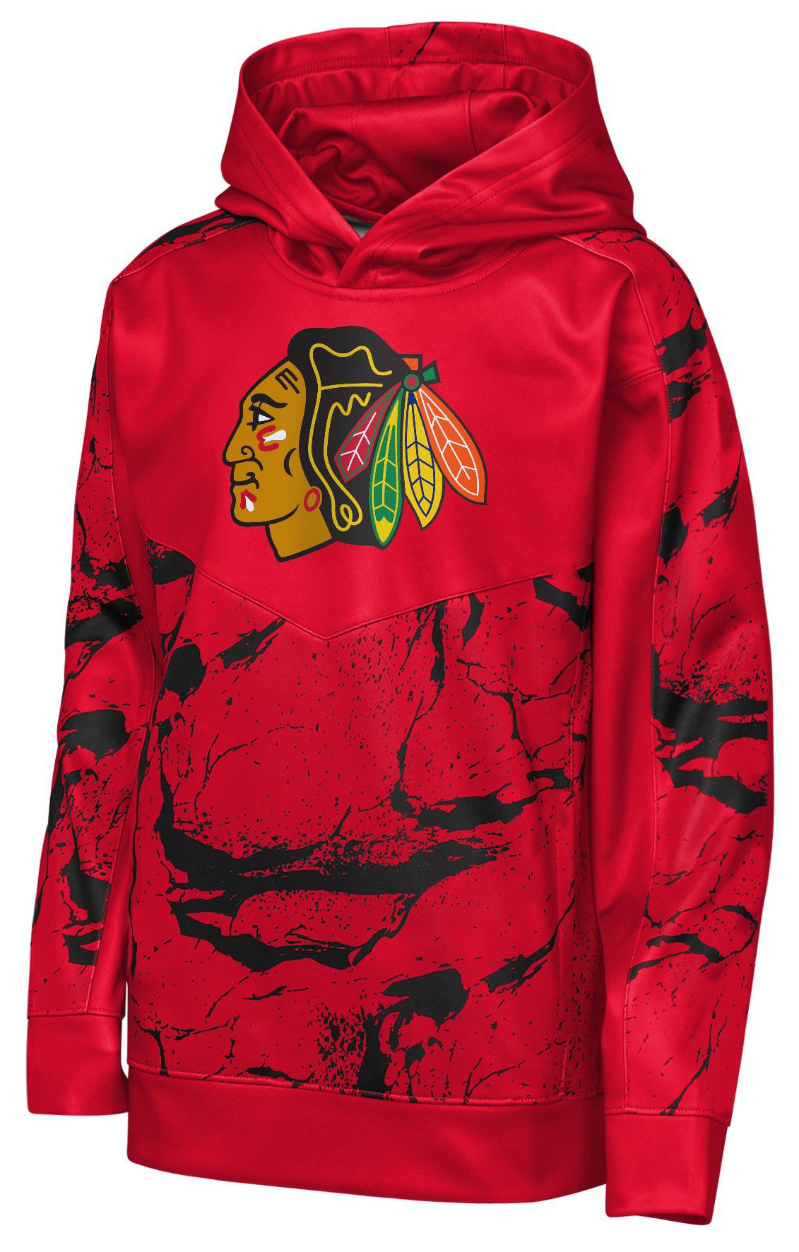 Outerstuff Youth Chicago Blackhawks Red Power Play Pullover Hoodie product image