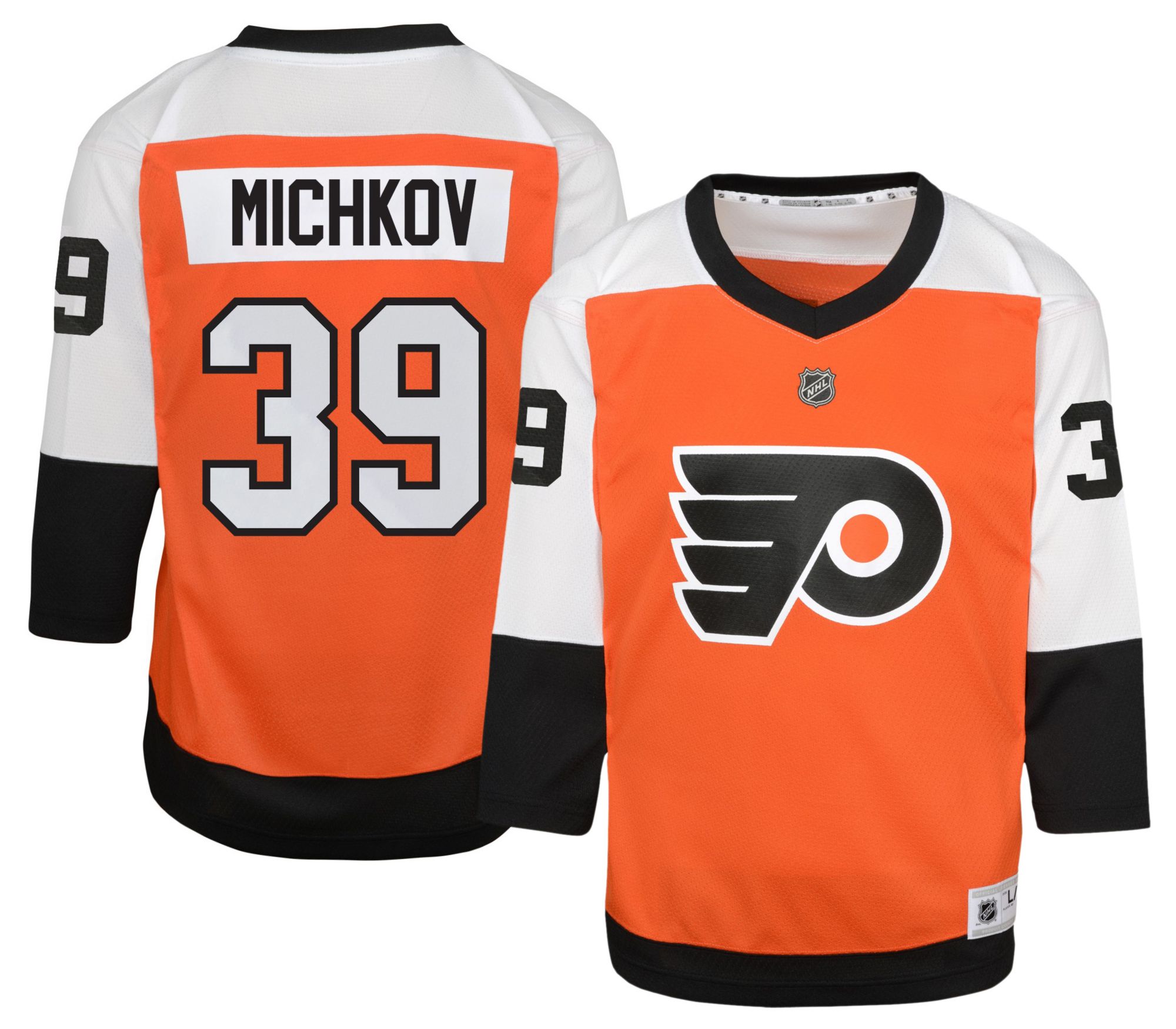 NHL Youth Philadelphia Flyers Matvei Michkov #39 Orange Home Replica Jersey product image