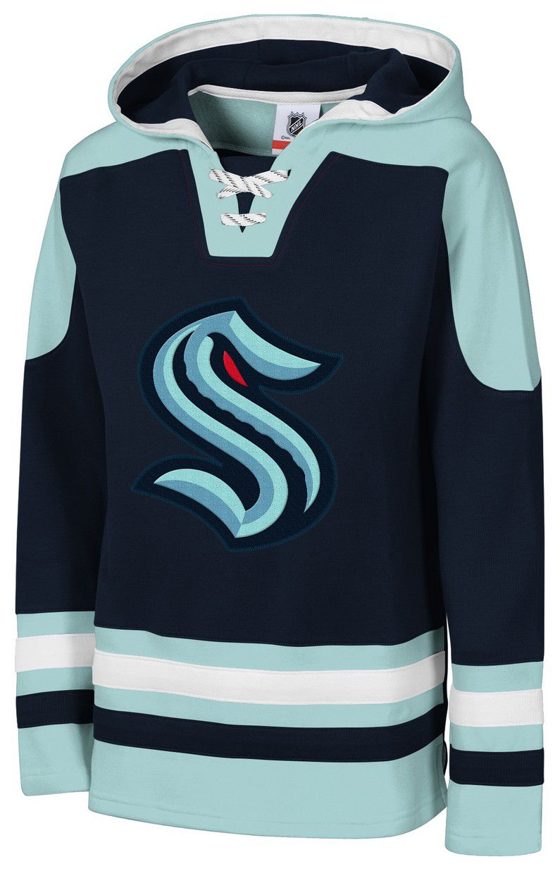 NHL Youth Seattle Kraken Navy Must-Have Ageless Home Pullover Hoodie product image