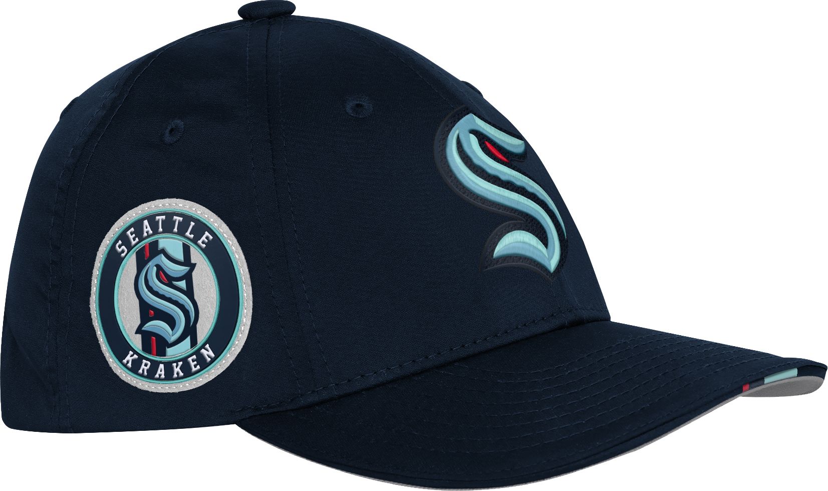NHL Youth Seattle Kraken Black 2025 Draft Podium Adjustable Hat product image