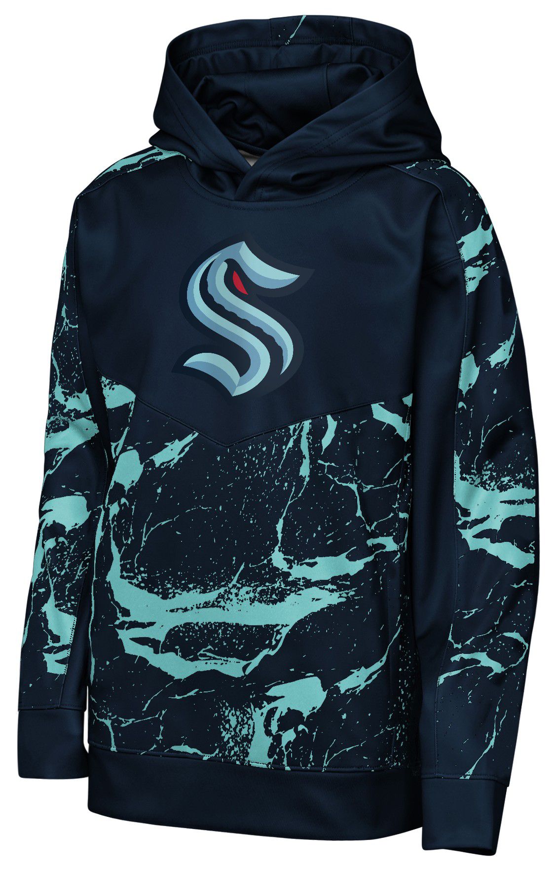 NHL Youth Seattle Kraken Navy Power Play Pullover Hoodie product image