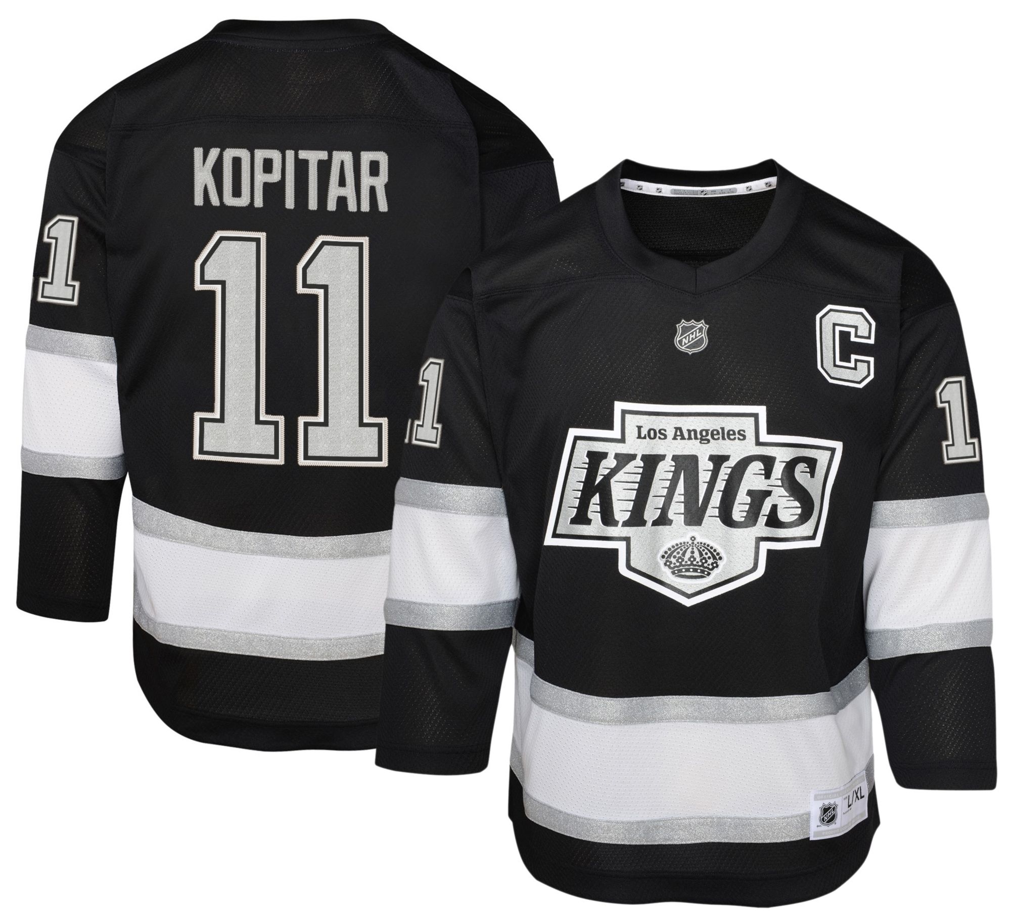 NHL Youth Los Angeles Kings Anze Kopitar #11 Black Home Replica Jersey product image