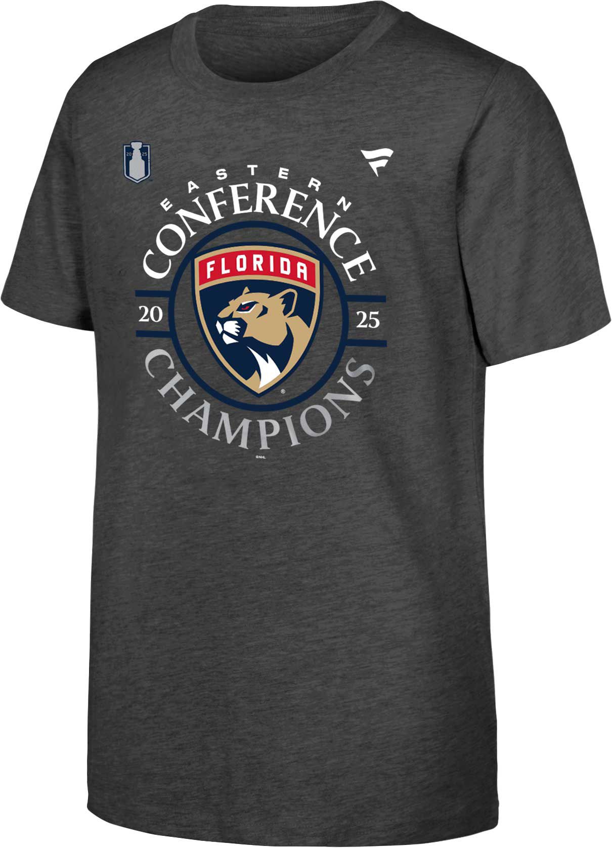 NHL Youth Florida Panthers 2025 Eastern Conference Champions Locker Room T-Shirt product image