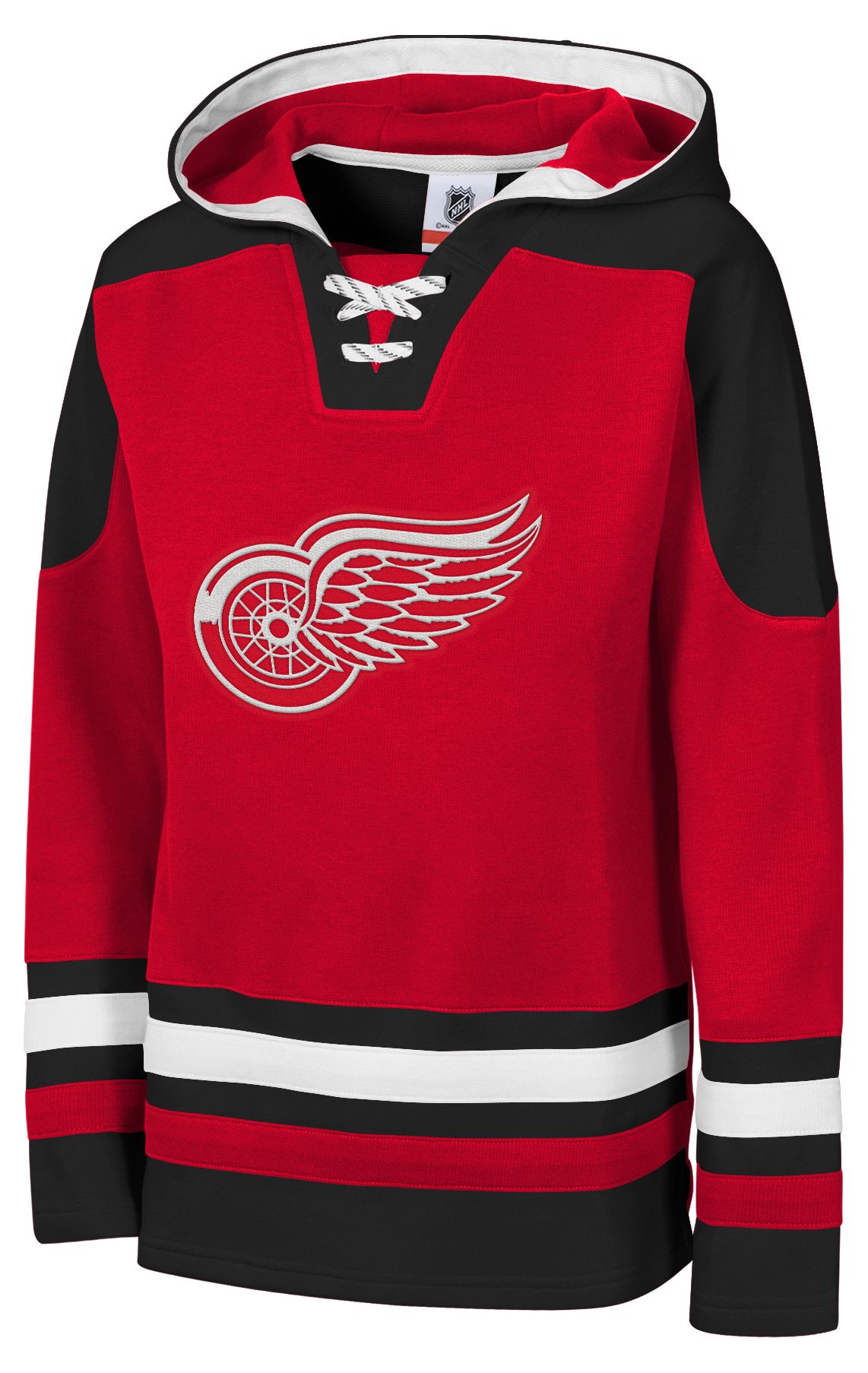NHL Youth Detroit Red Wings Red Must-Have Ageless Home Pullover Hoodie product image