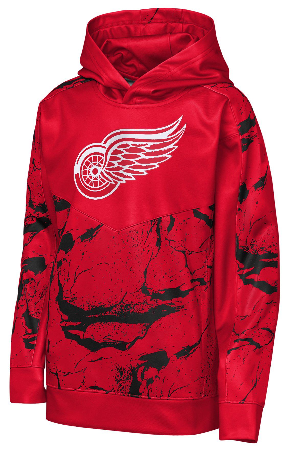 Outerstuff Youth Detroit Red Wings Red Power Play Pullover Hoodie product image
