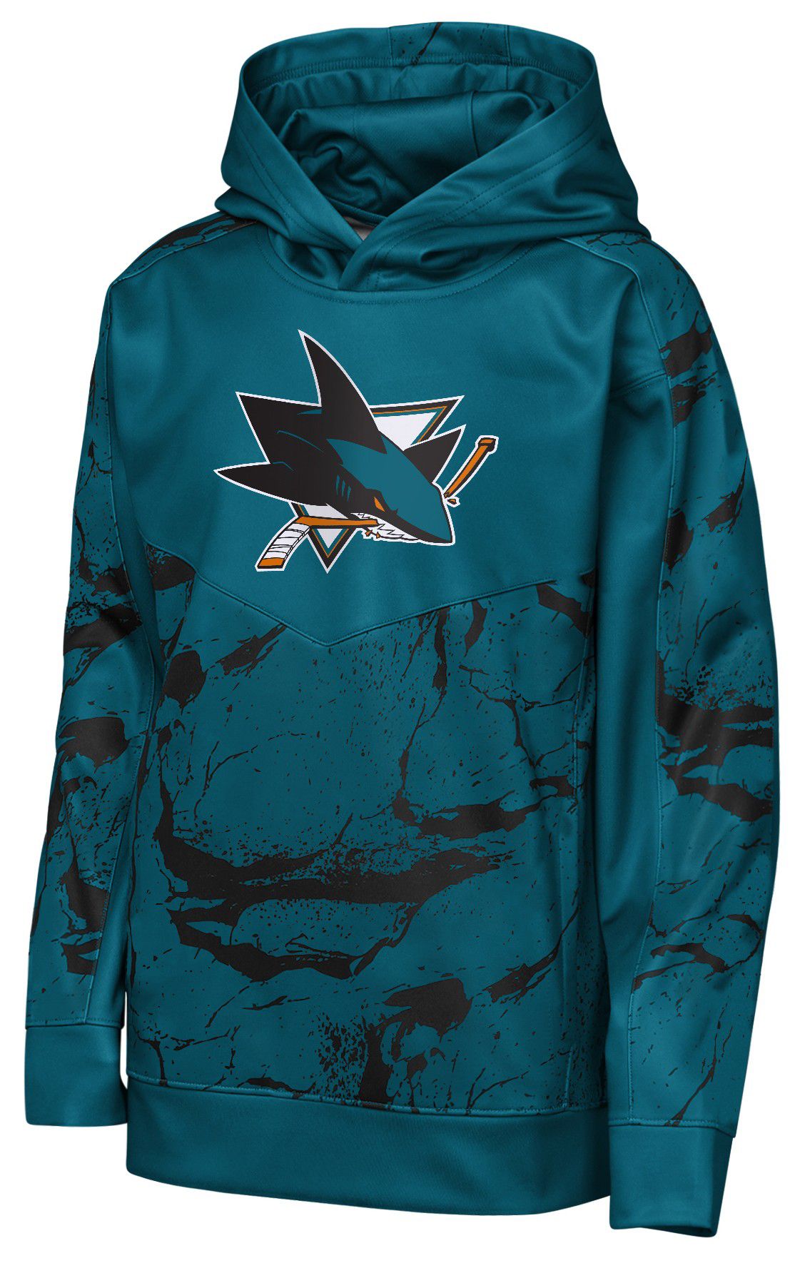 NHL Youth San Jose Sharks Teal Power Play Pullover Hoodie product image