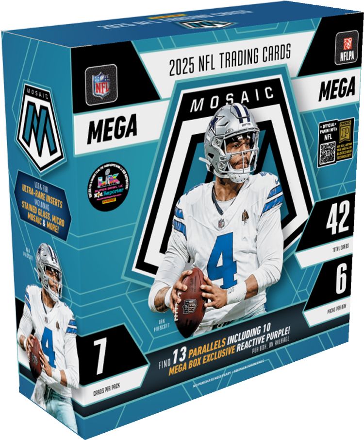 2025 Panini Mosaic Football Mega Box product image