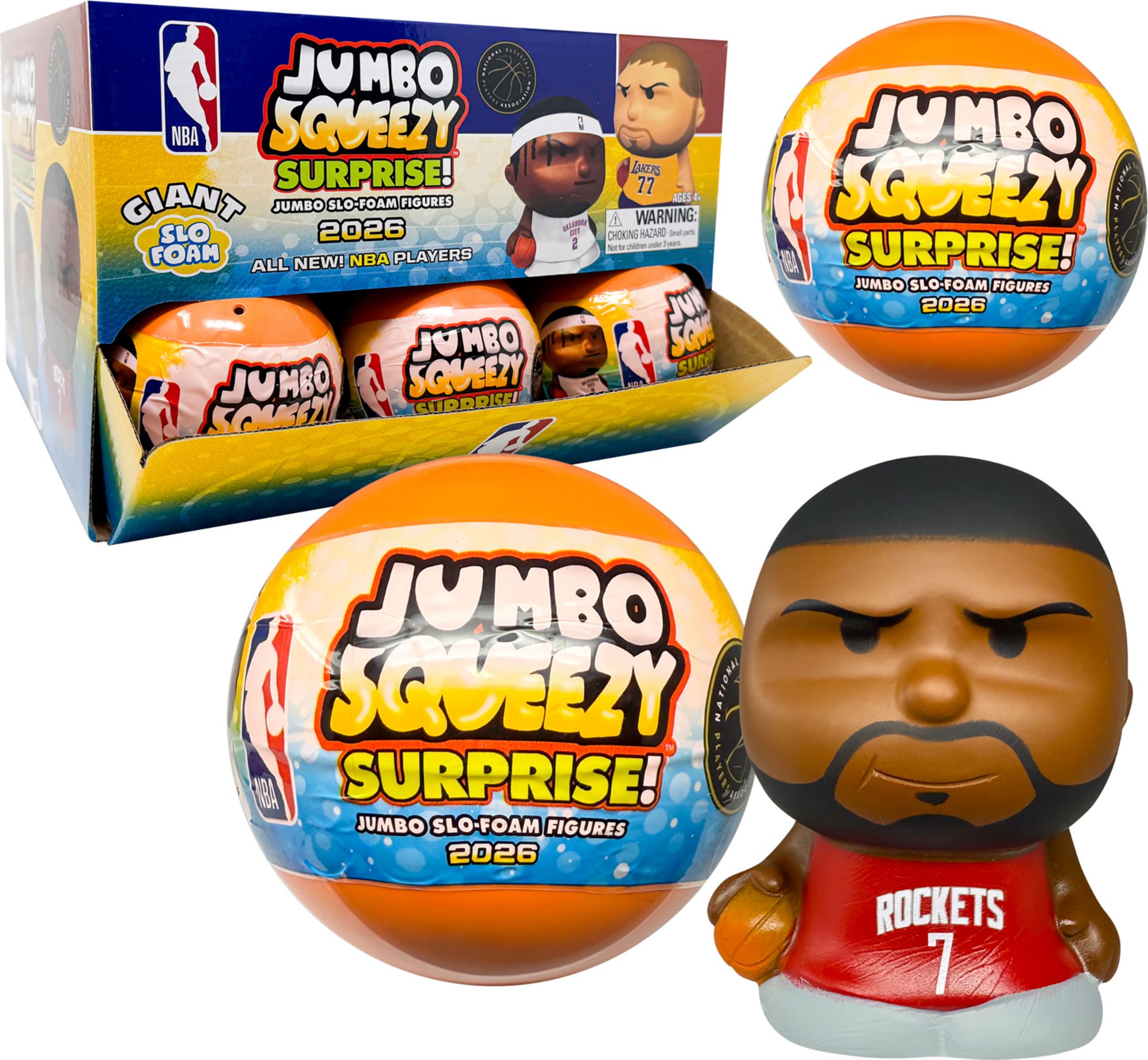 Party Animal NBA Jumbo SqueezyMates Surprise Capsules product image