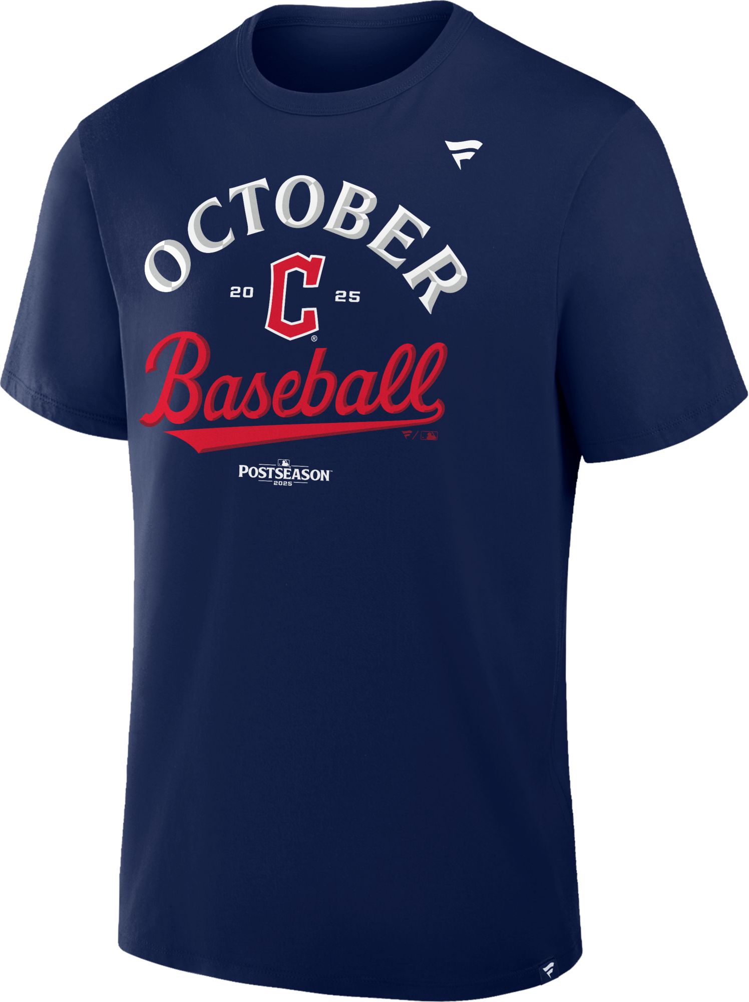 MLB Team Apparel Men's Cleveland Guardians 'October Baseball' 2025 Postseason Participant Locker Room T-Shirt product image