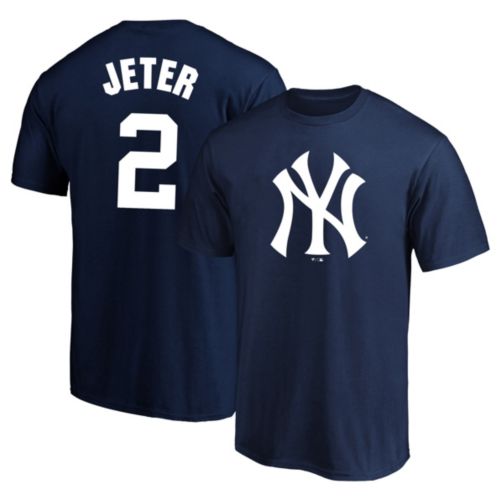 Nike Men's New York Yankees Derek Jeter #2 Navy T-Shirt | Dick's