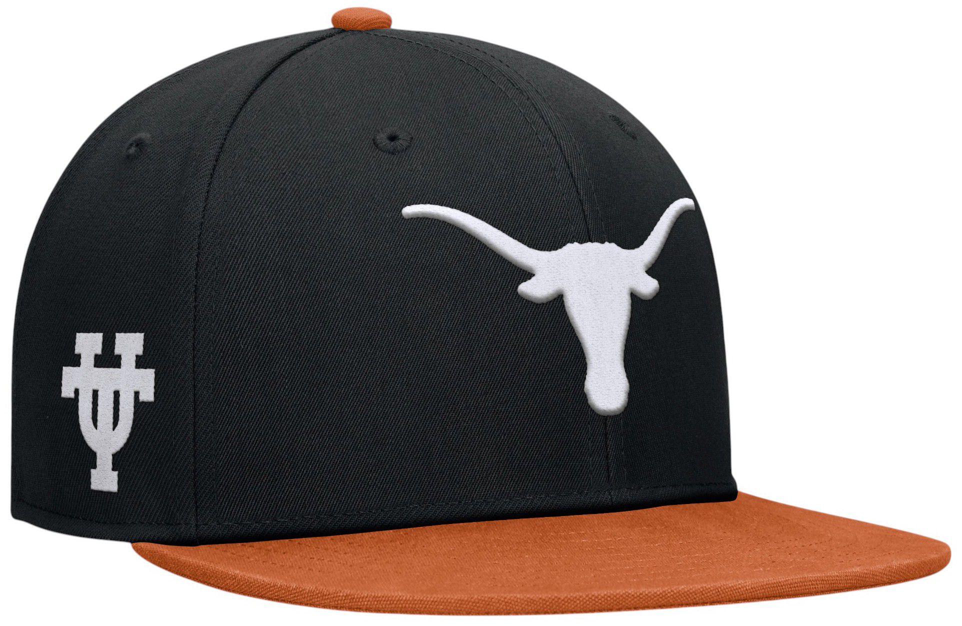 NCAA Adult Texas Longhorns Black/Orange Rebound Flexfit Hat product image