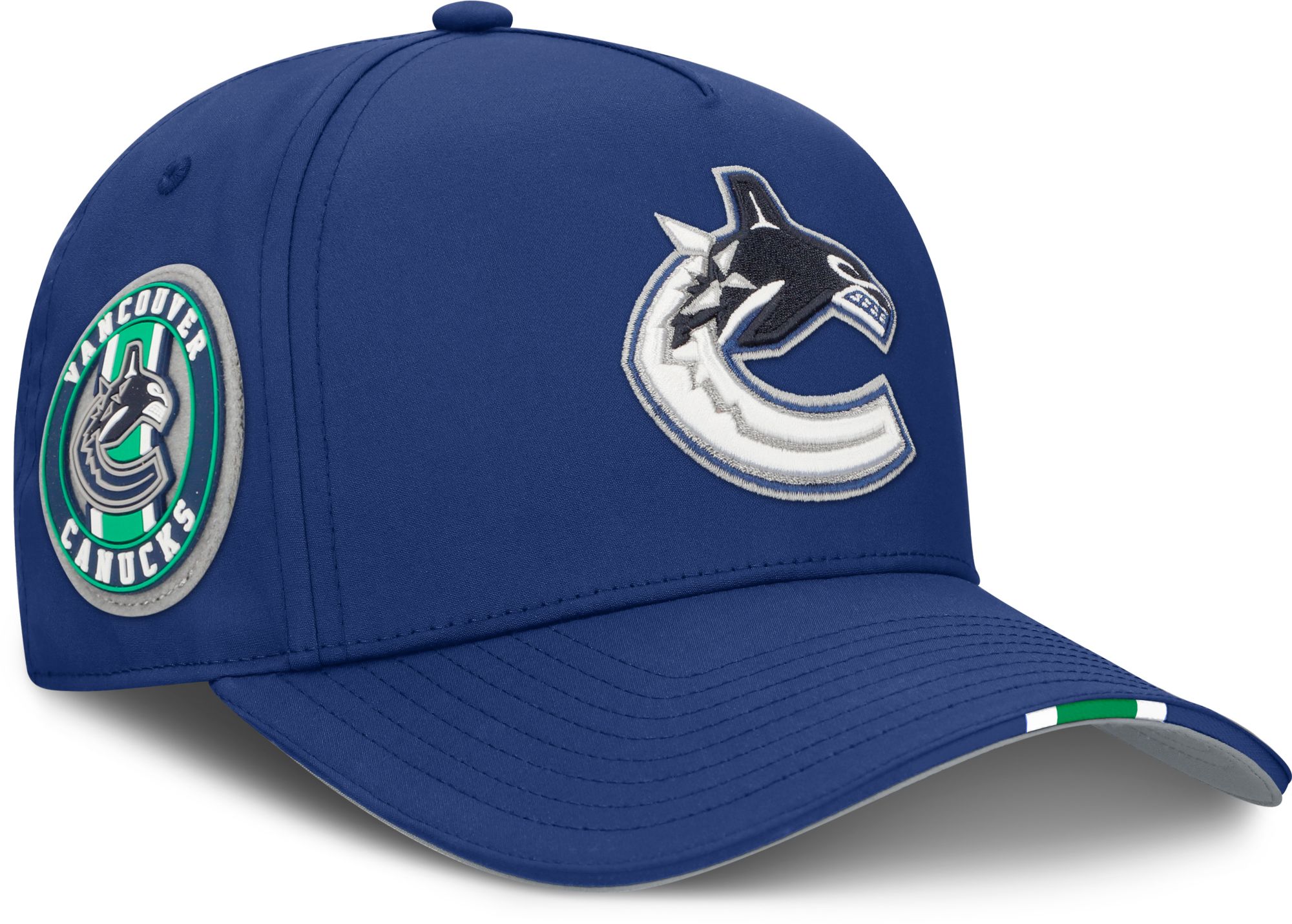 NHL Adult Vancouver Canucks Blue 2025 Draft Podium Adjustable Hat product image