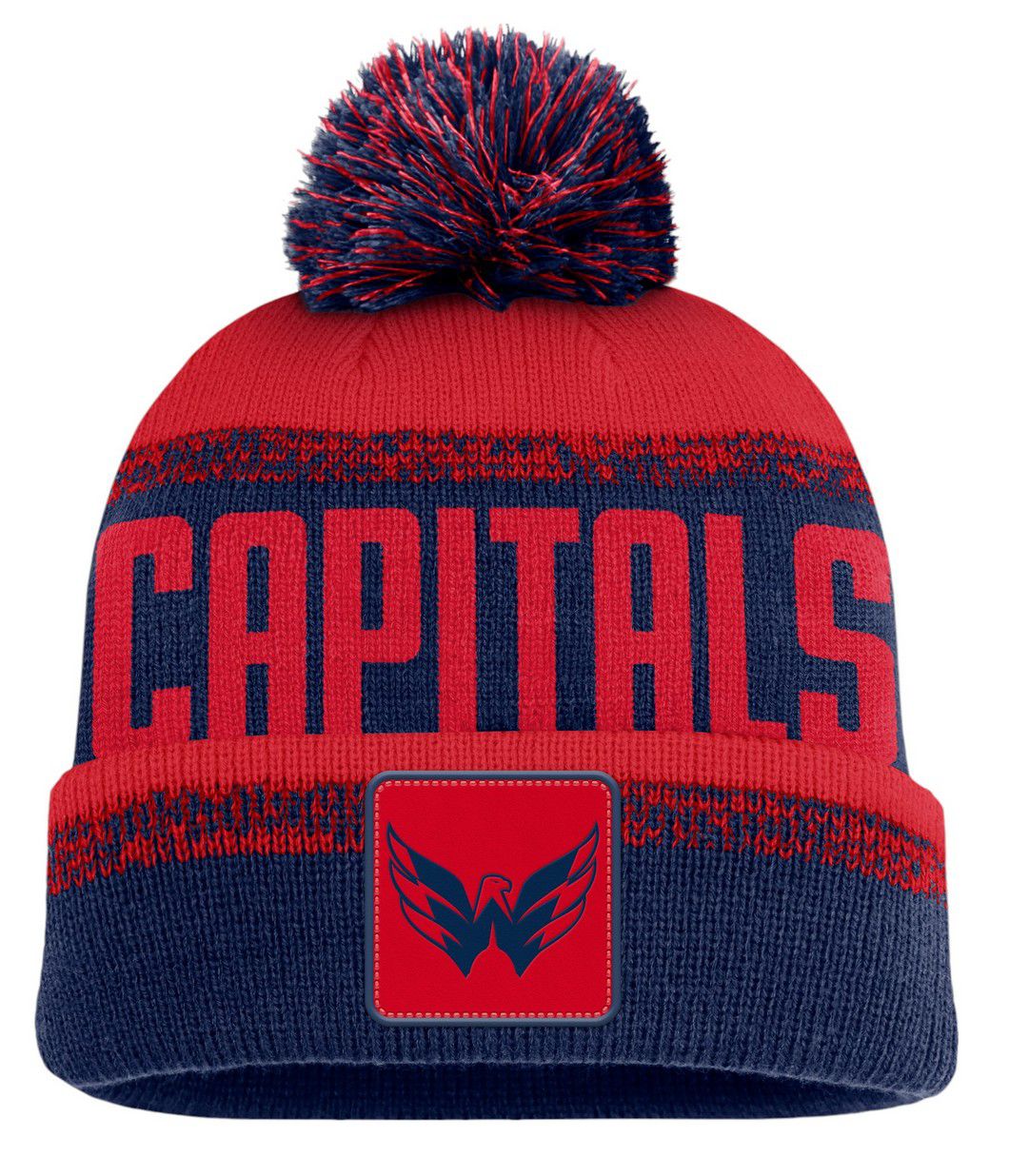 NHL Adult Washington Capitals Navy Thrive Pom Knit Beanie product image