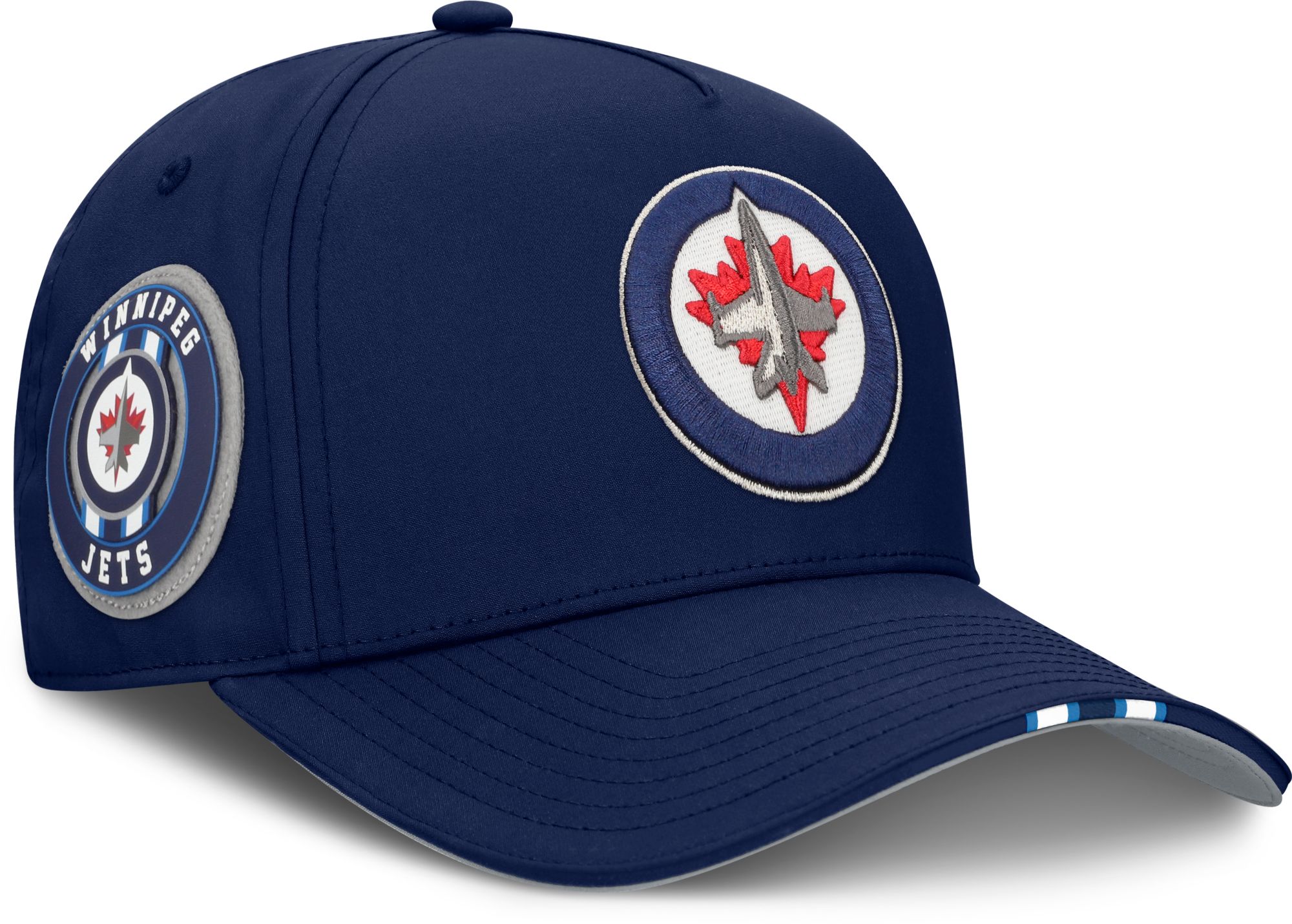 NHL Adult Winnipeg Jets Navy 2025 Draft Podium Adjustable Hat product image