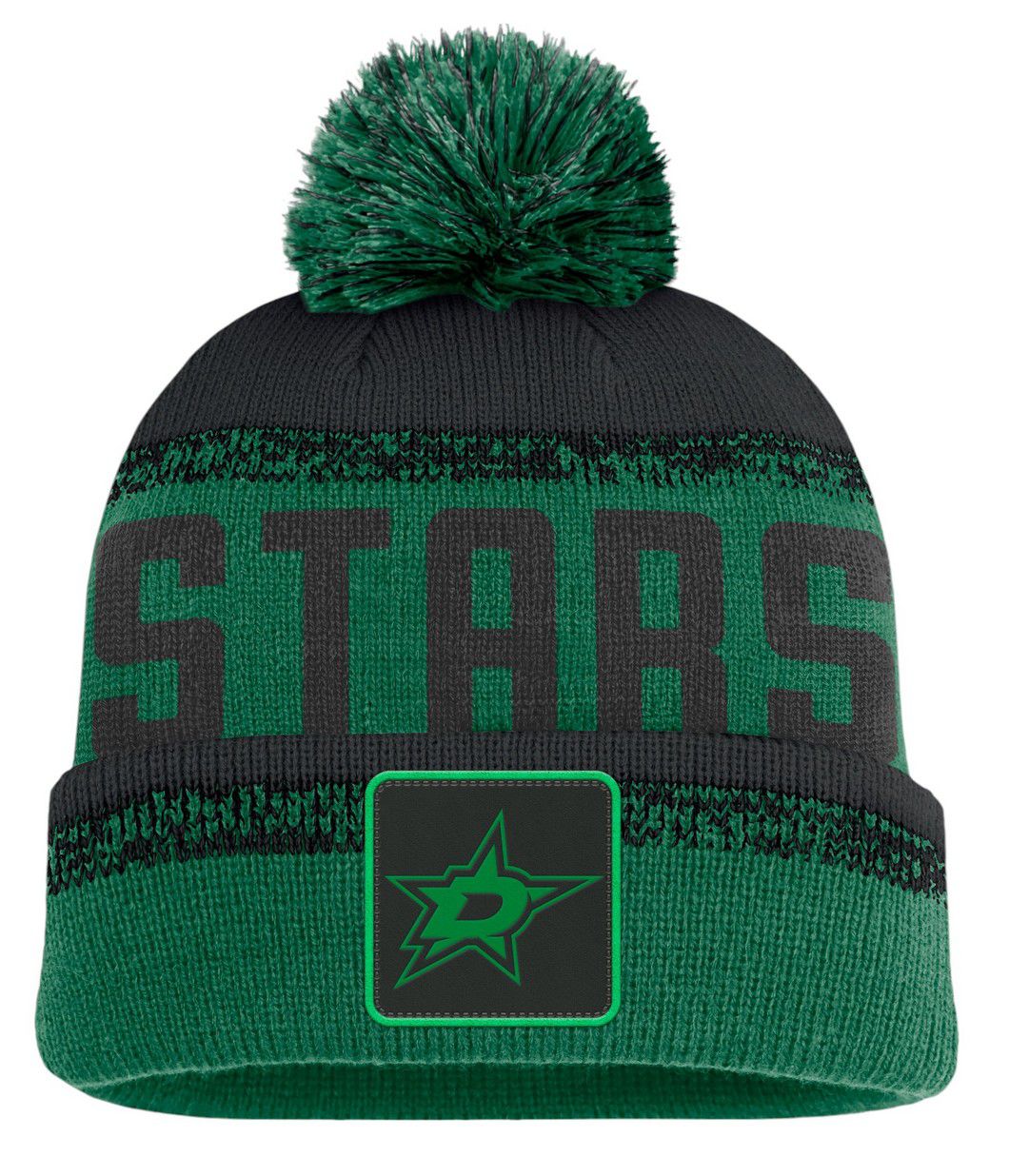 NHL Adult Dallas Stars Green Thrive Pom Knit Beanie product image