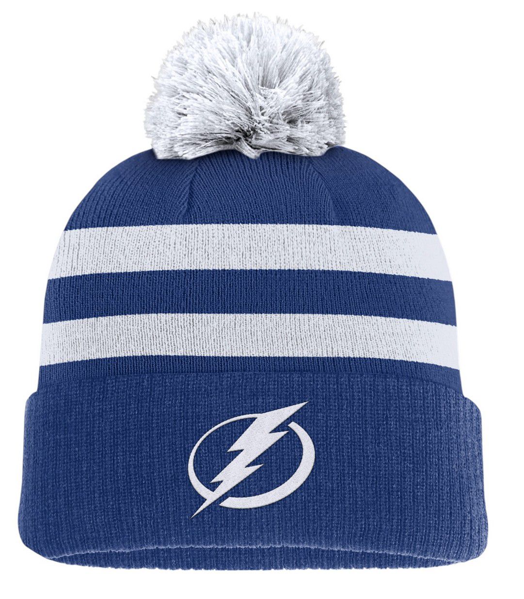 NHL Adult Tampa Bay Lightning Blue Pom Knit Beanie product image