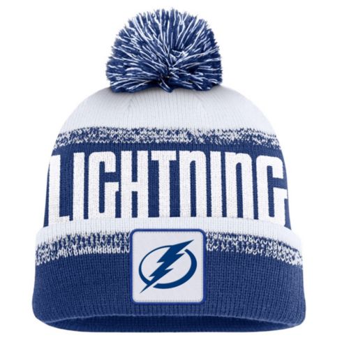 NHL Adult Tampa Bay Lightning Authentic Pro Road Cuffed Beanie