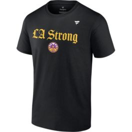 WNBA Adult Los Angeles Sparks LA Strong Black T-Shirt