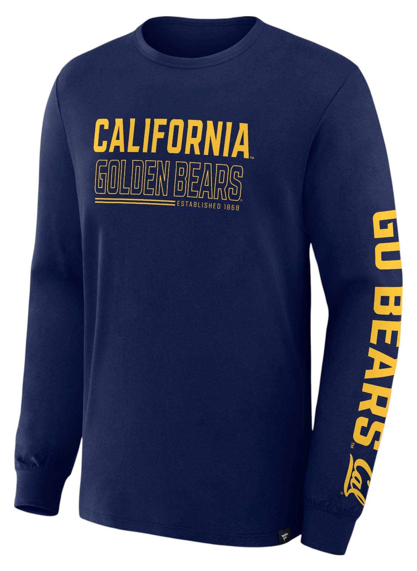 NCAA Men's Cal Golden Bears Athletic Navy Legacy Cotton Long Sleeve T-Shirt product image