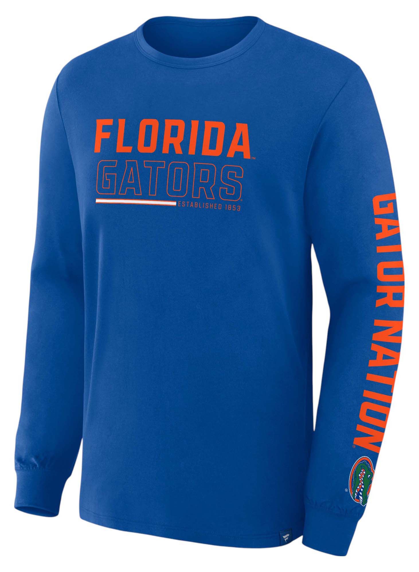 NCAA Men's Florida Gators Deep Royal Legacy Cotton Long Sleeve T-Shirt product image