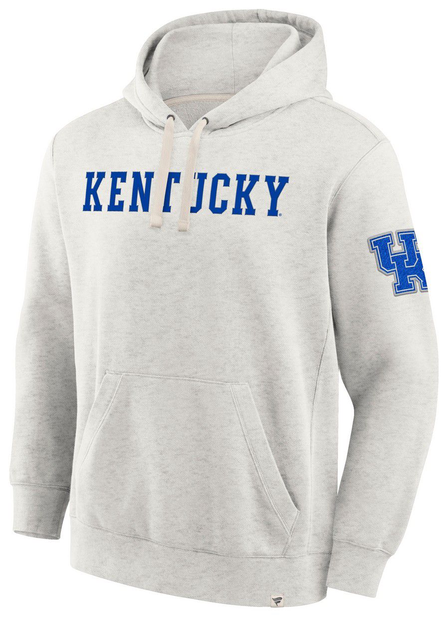 NCAA Men's Kentucky Wildcats Oatmeal Heritage Fleece Pullover Hoodie product image