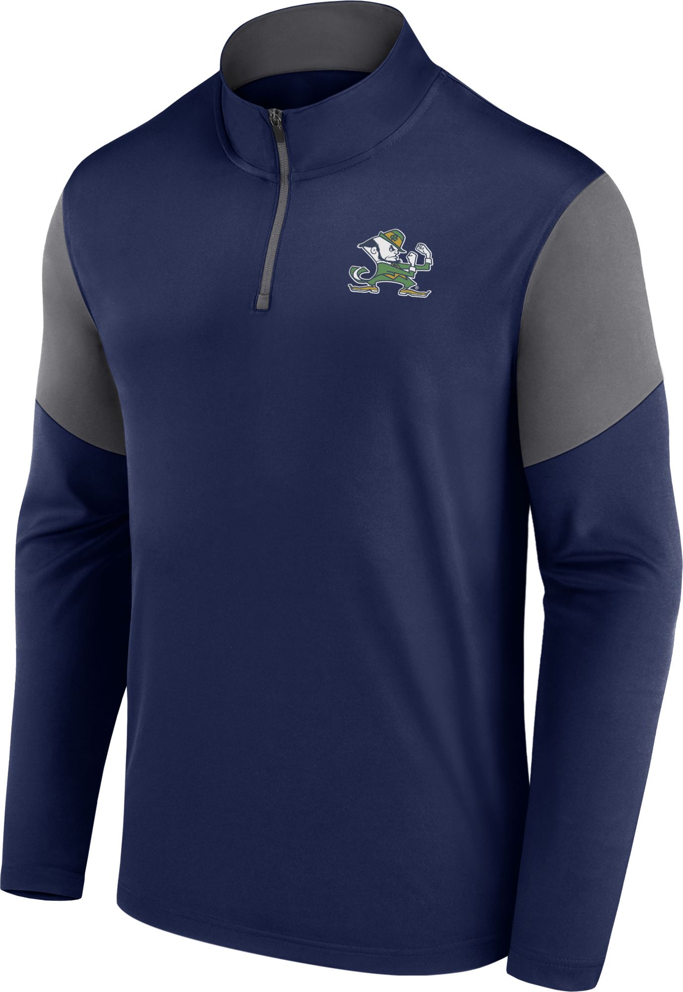 NCAA Men's Notre Dame Fighting Irish Navy Fundamental Quarter-Zip Pullover product image