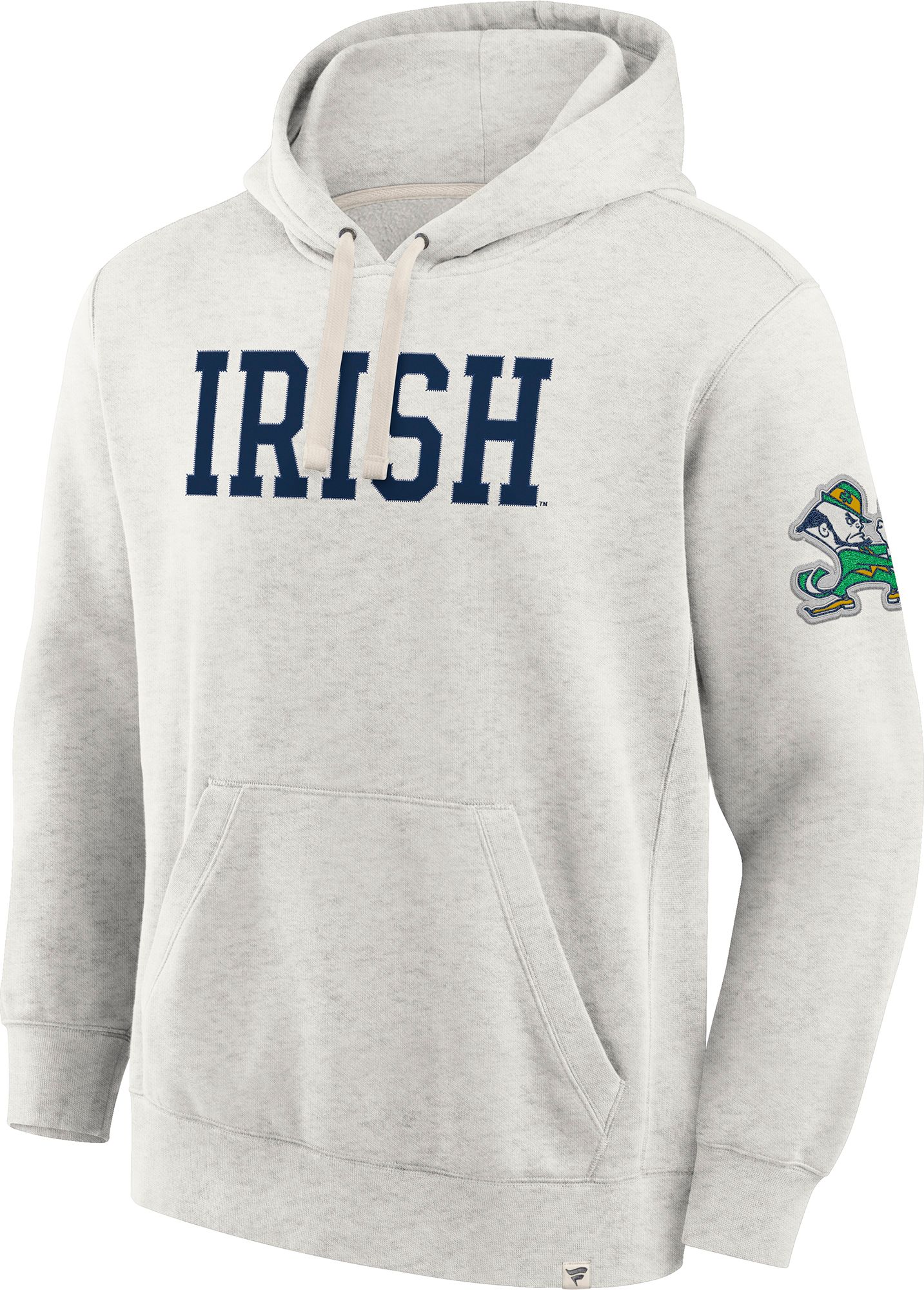NHL Men's Notre Dame Fighting Irish Oatmeal New Horizons Heritage Fleece Pullover Hoodie product image