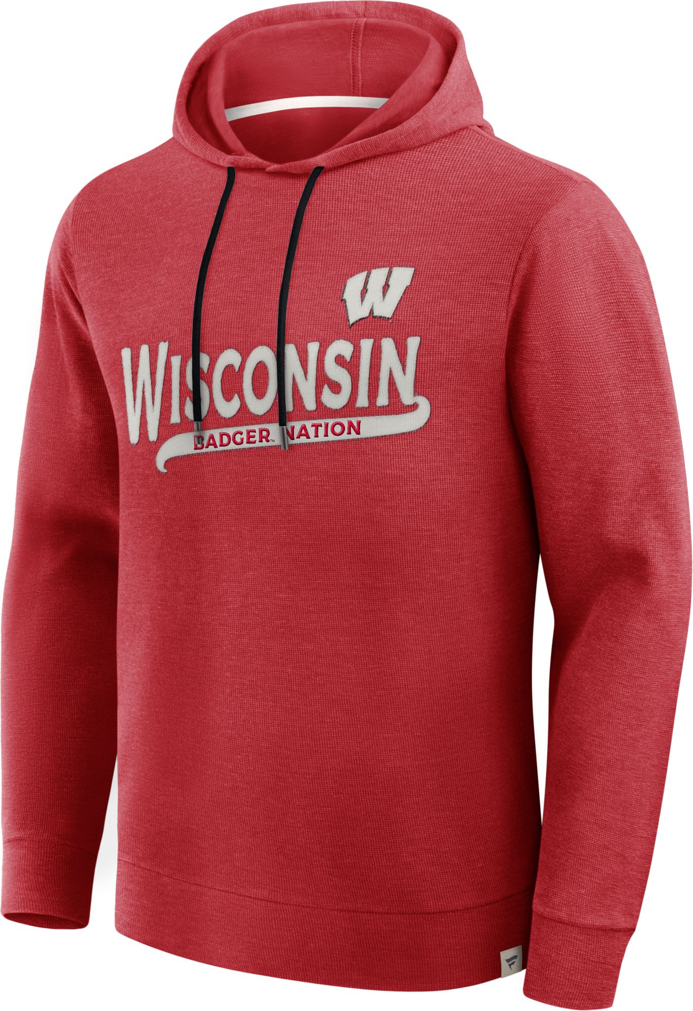 NCAA Men's Wisconsin Badgers Red Huddle Long Sleeve Pullover Hoodie product image