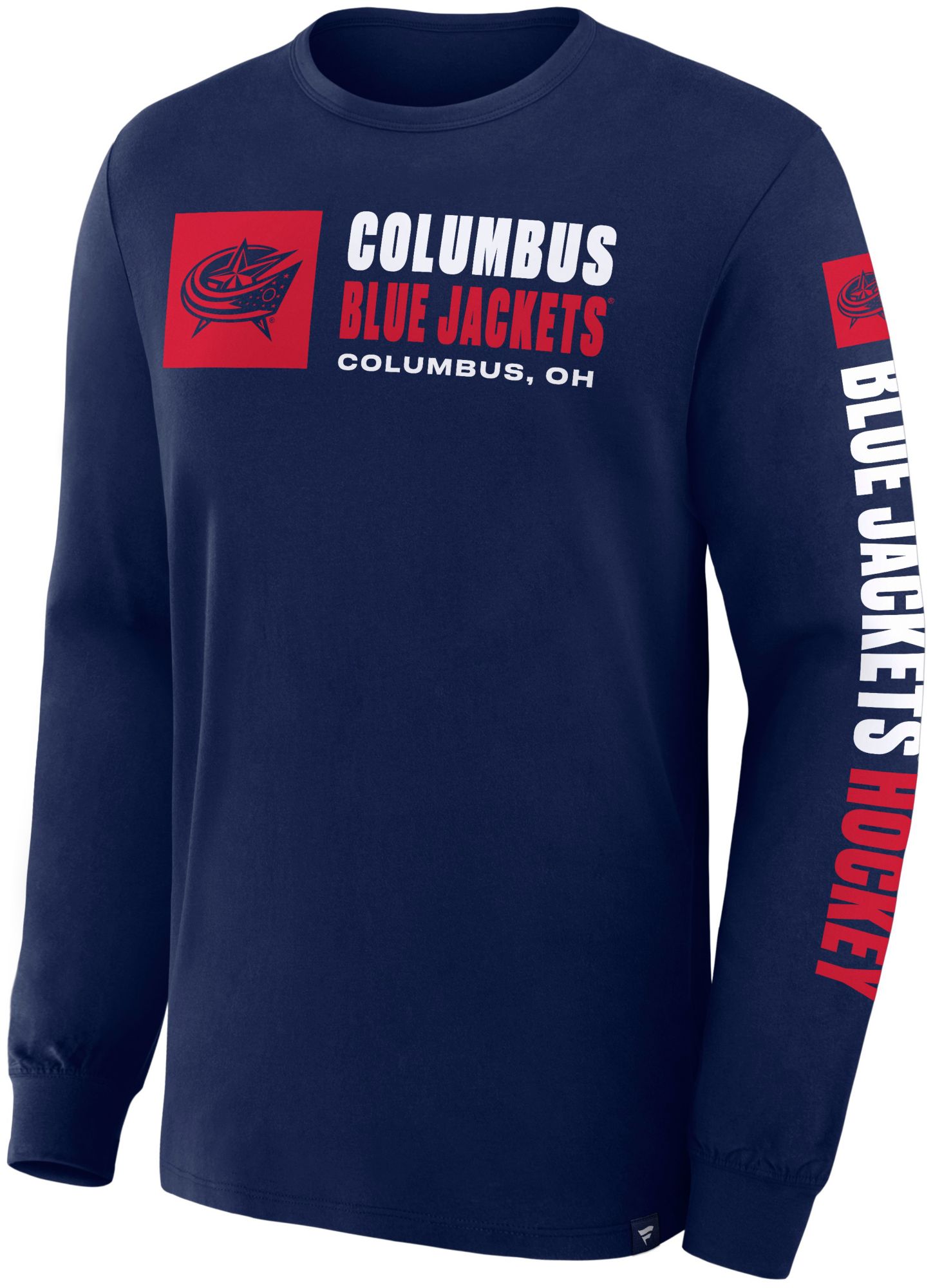 NHL Men's Columbus Blue Jackets Navy Legacy Long Sleeve T-Shirt product image