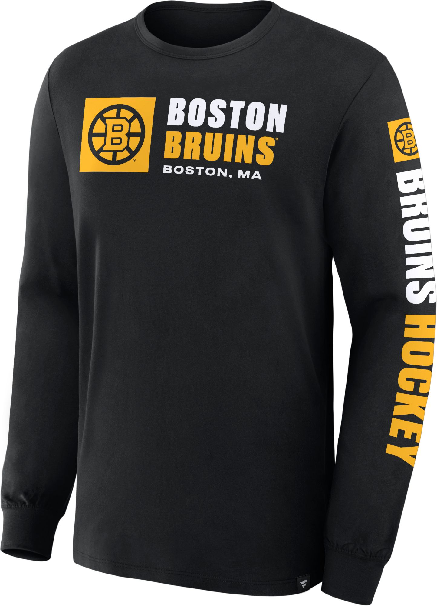 NHL Men's Boston Bruins Black Legacy Long Sleeve T-Shirt product image