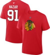 Eagles ラガーシャツ 赤 サイン入り NHL Men's Chicago Blackhawks Frank Nazar #91 Red T-Shirt | Dick's