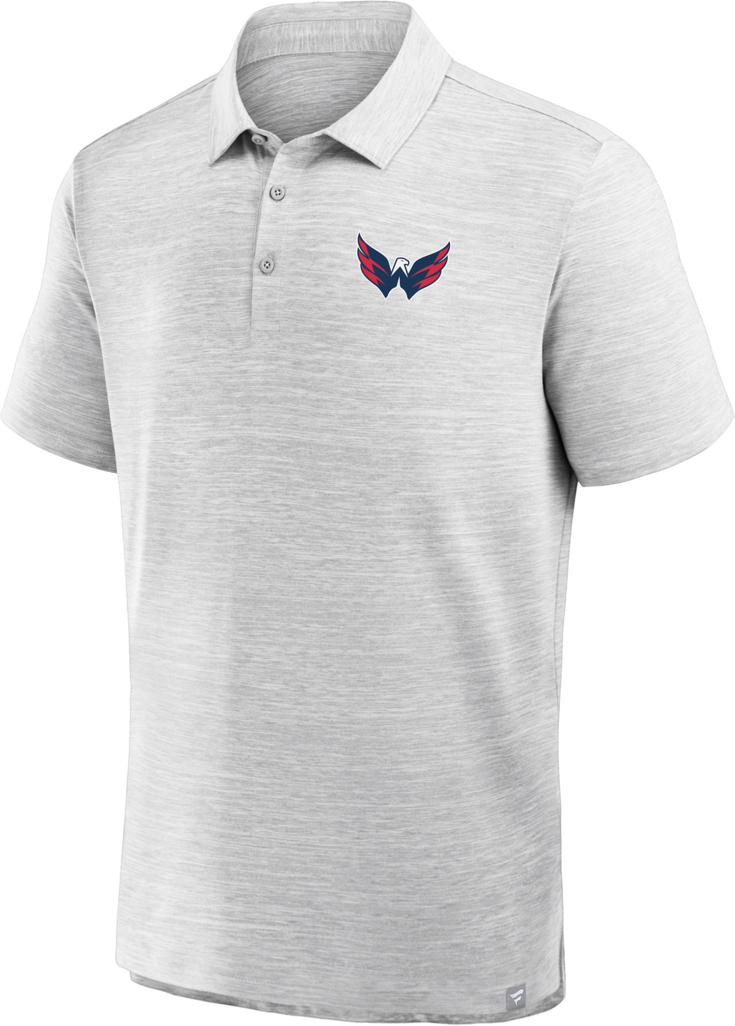 NHL Men's Washington Capitals Grey Prime Logo Polo product image