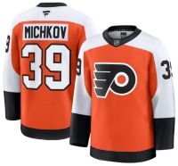 NHL Men's Philadelphia Flyers Matvei Michkov #39 Orange Premium