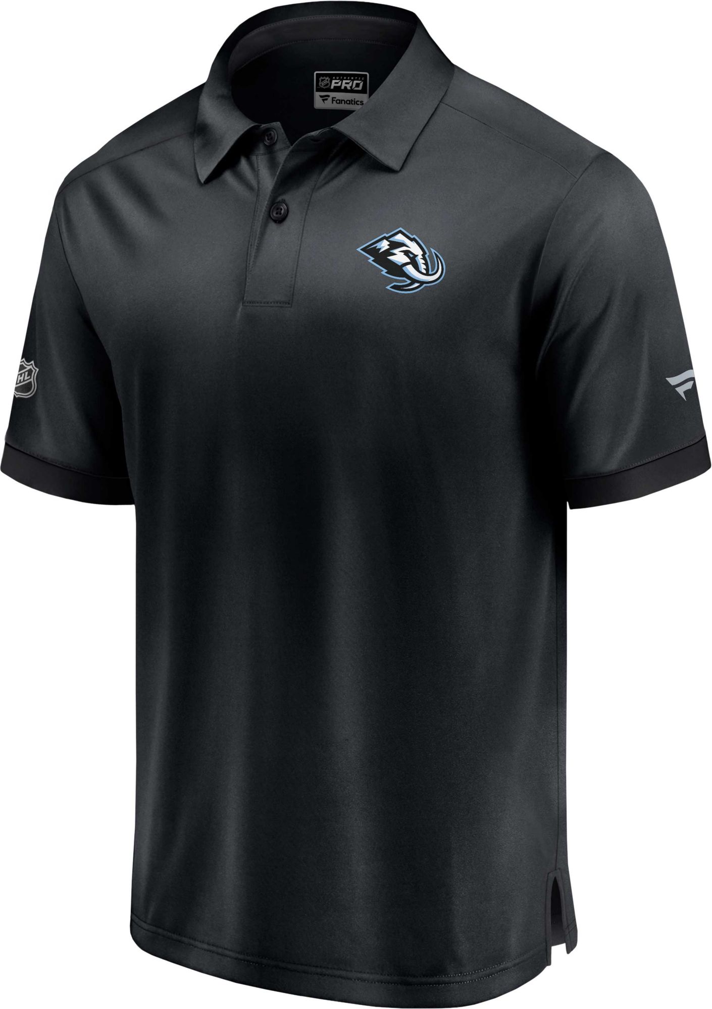 NHL Men's Utah Mammoth Authentic Pro Rink Black Polo product image