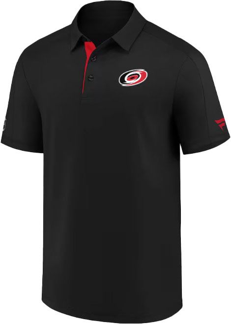 NHL Men's Carolina Hurricanes Black Logo Polo product image