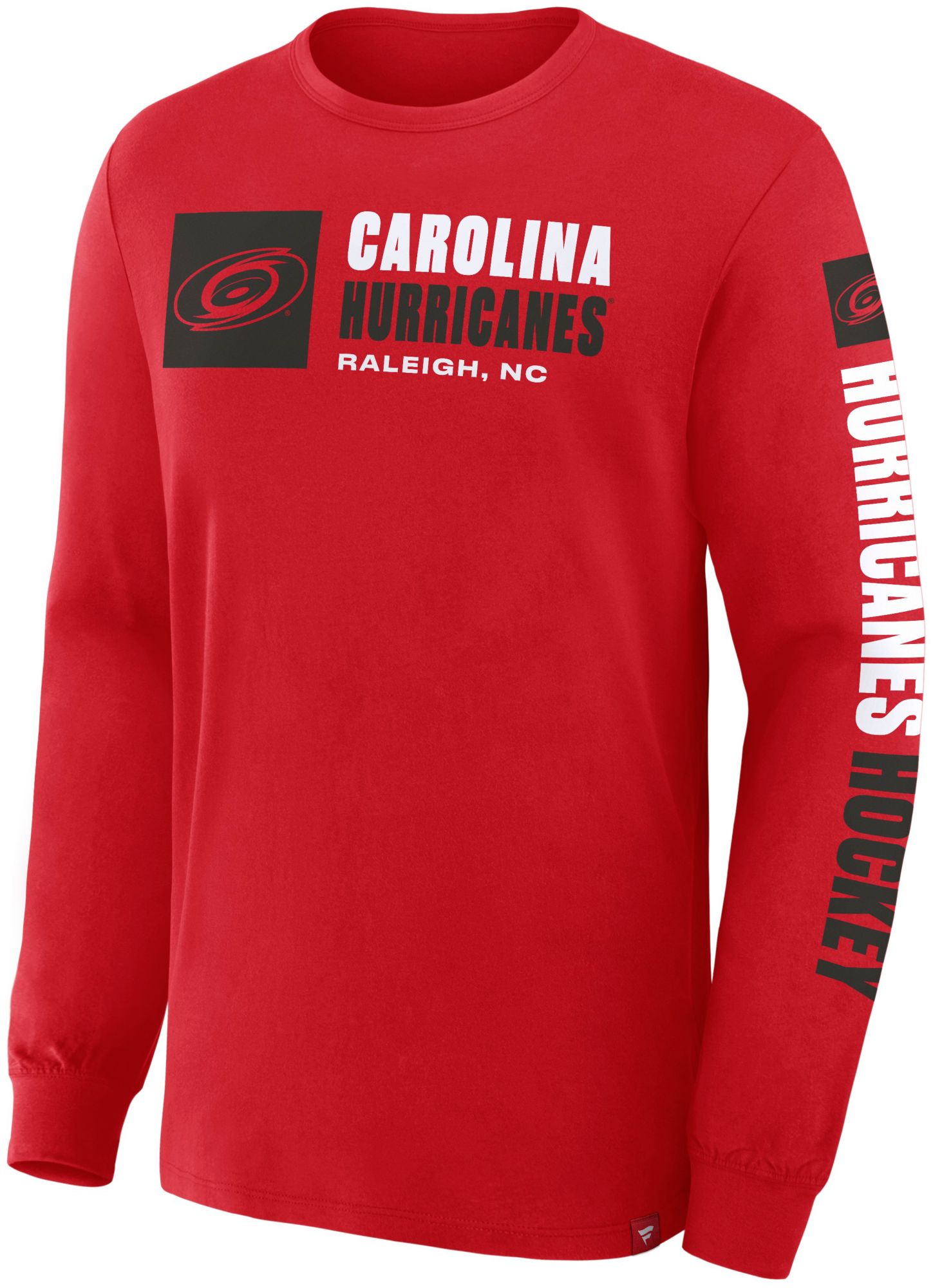 NHL Men's Carolina Hurricanes Red Legacy Long Sleeve T-Shirt product image