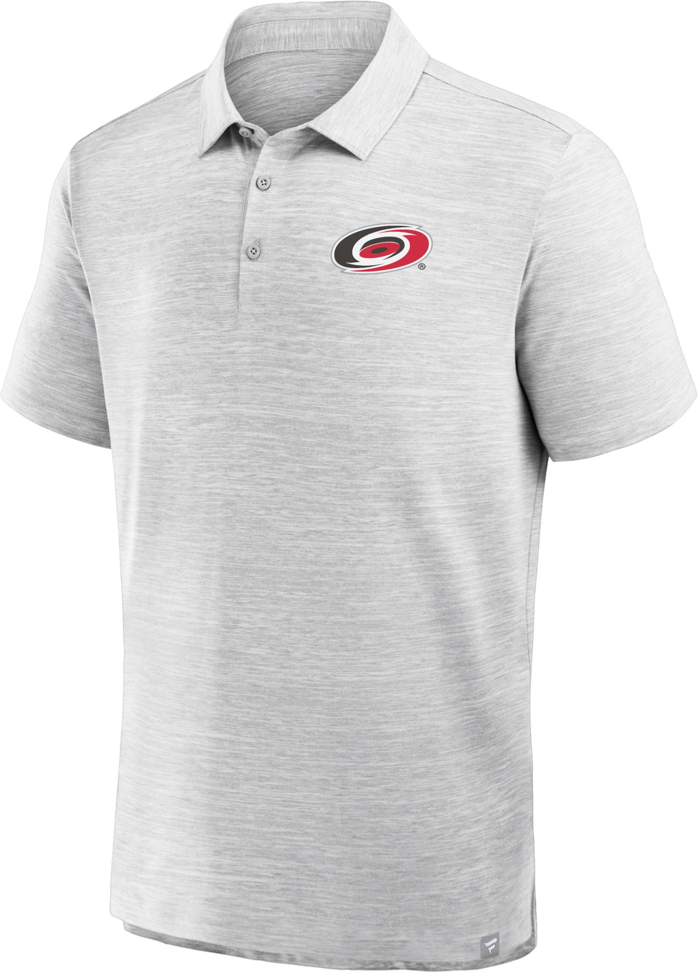 NHL Men's Carolina Hurricanes Grey Prime Logo Polo product image
