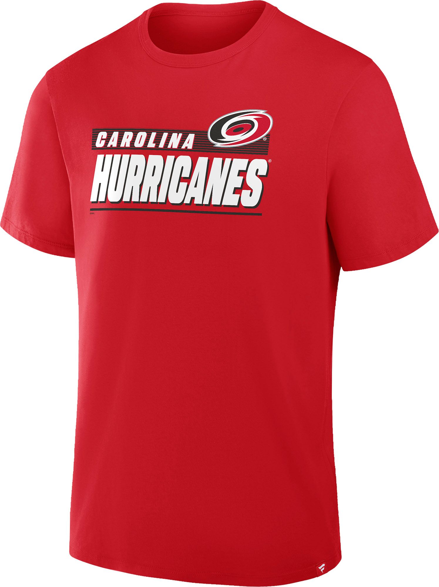 NHL Men's Carolina Hurricanes Red Wordmark Logo Short Sleeve T-Shirt product image